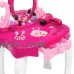 Best Choice Products 14-Piece Pretend Play Kids Vanity Table and Chair Beauty Play Set with Fashion & Makeup Accessories   